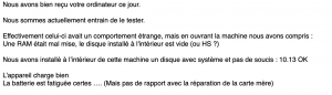 Réparation de mac à distance : mise au point :) 3 reparation mac