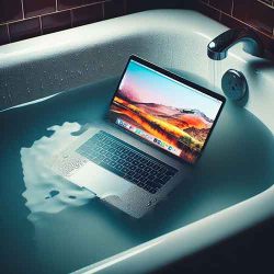 Macbook Pro Oxydé liquide eau vin