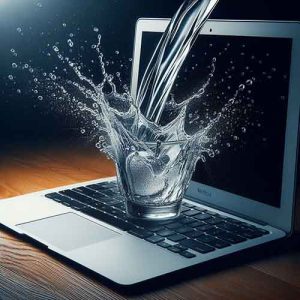 liquide sur macbook air