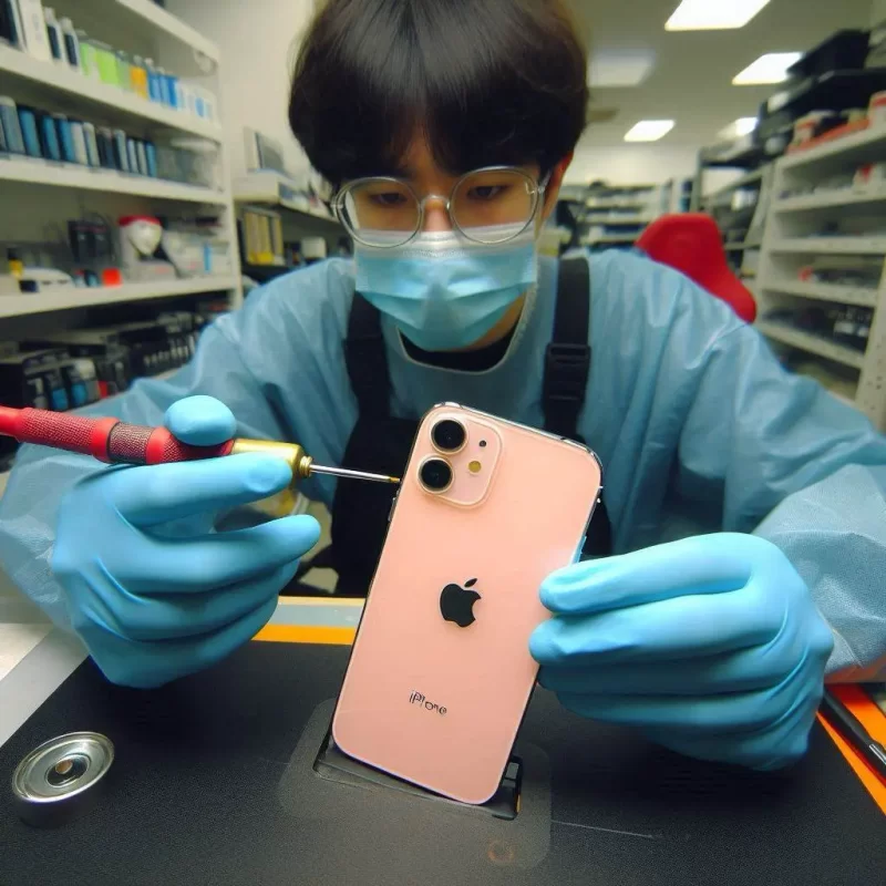 reparation vitre arrière pour iphone 13 sur Nimes