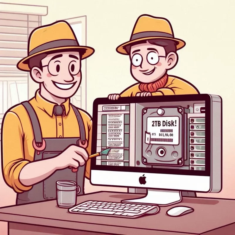 Augmentation disque dur mac