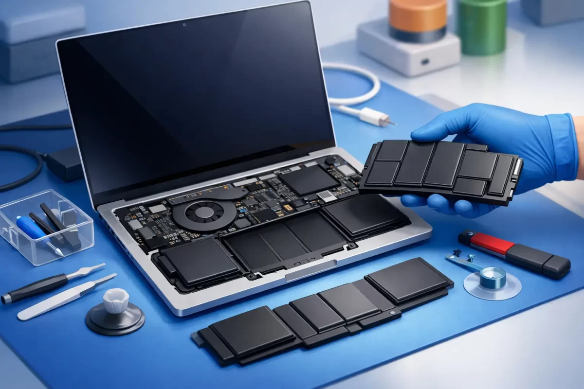 Combien coûte remplacement batterie MacBook ?