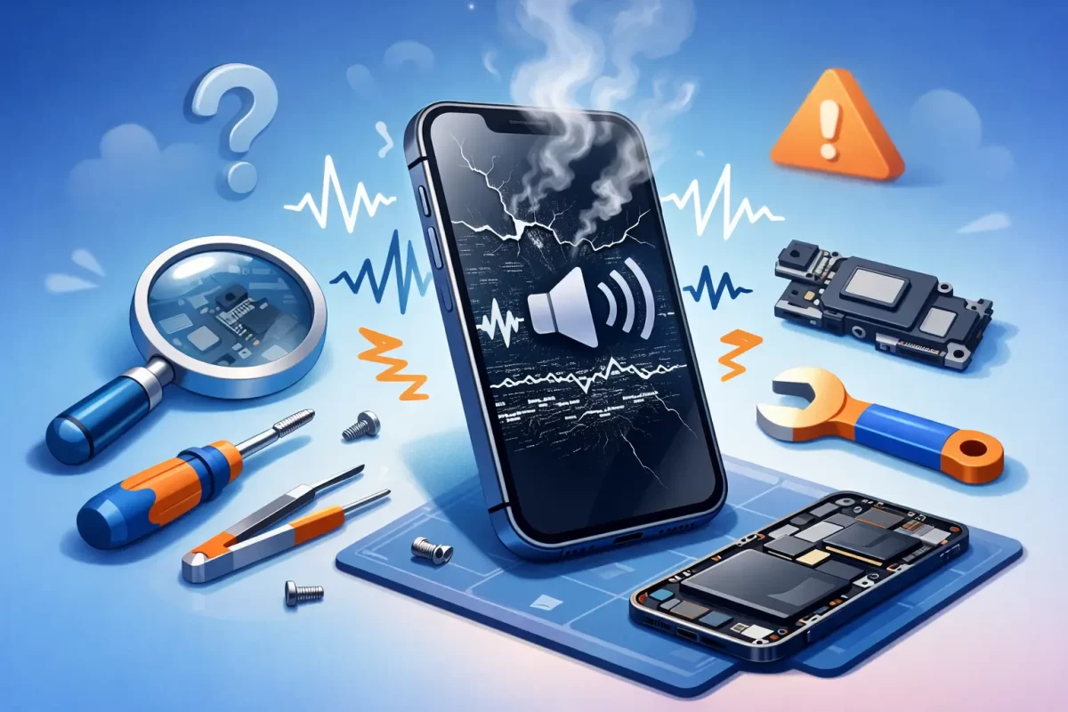 iPhone qui grésille - quoi réparer ?