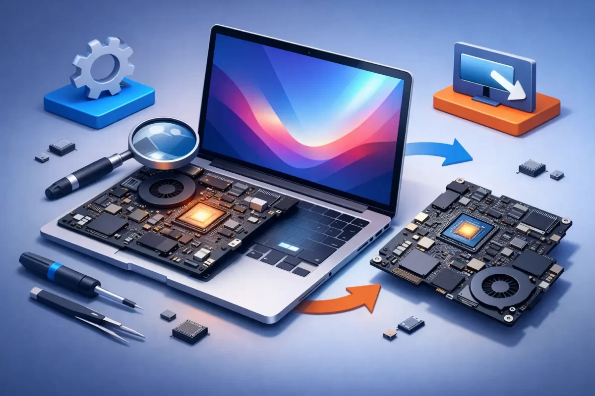 MacBook réparation carte mère ou remplacement ?