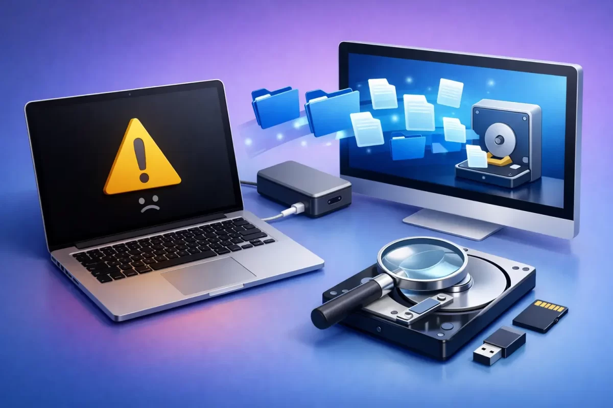 Récupérer fichiers Mac ne démarre: que faire