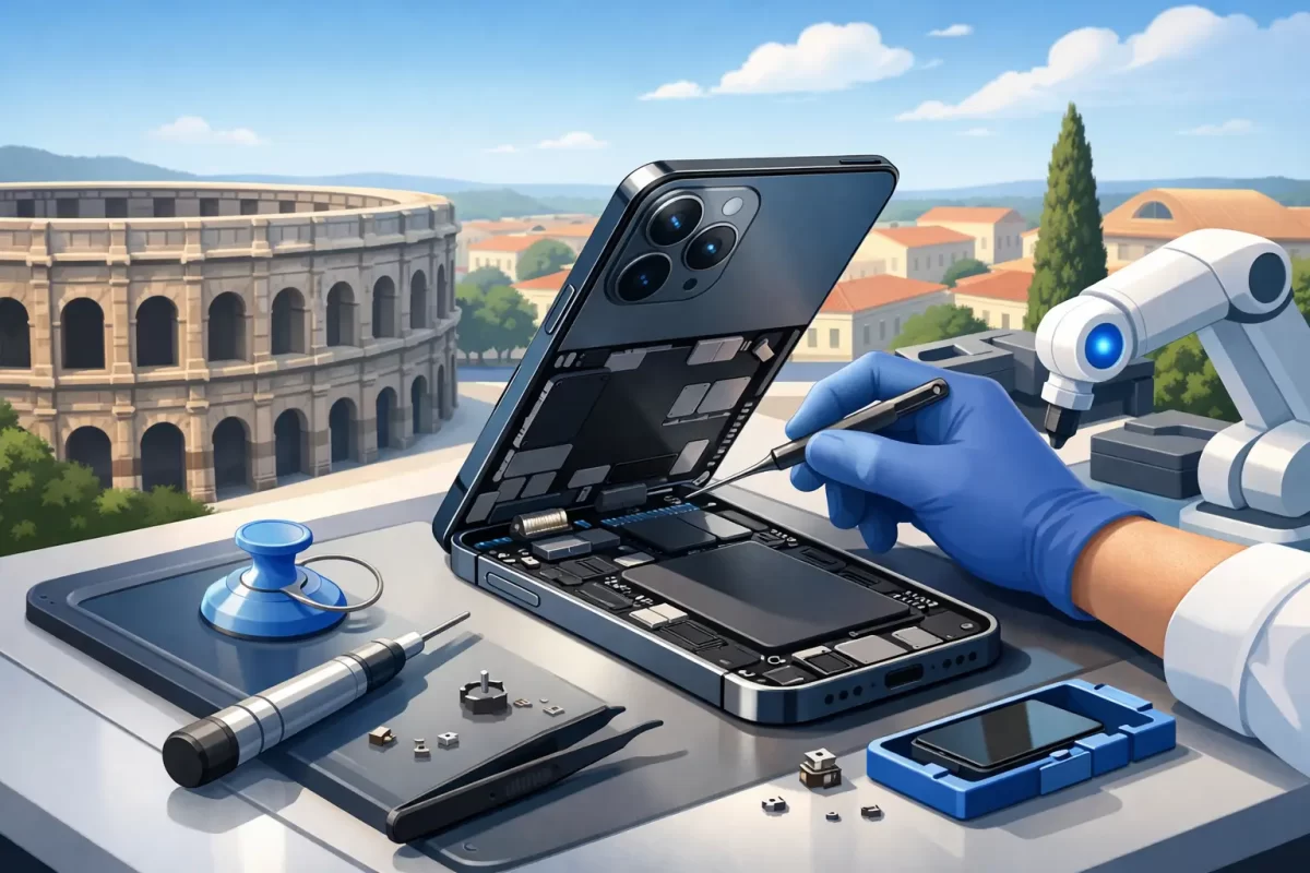 Réparation iPhone 17 à Nîmes
