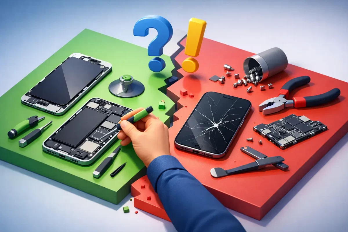 Réparer son iPhone soi-même, mauvaise idée ?