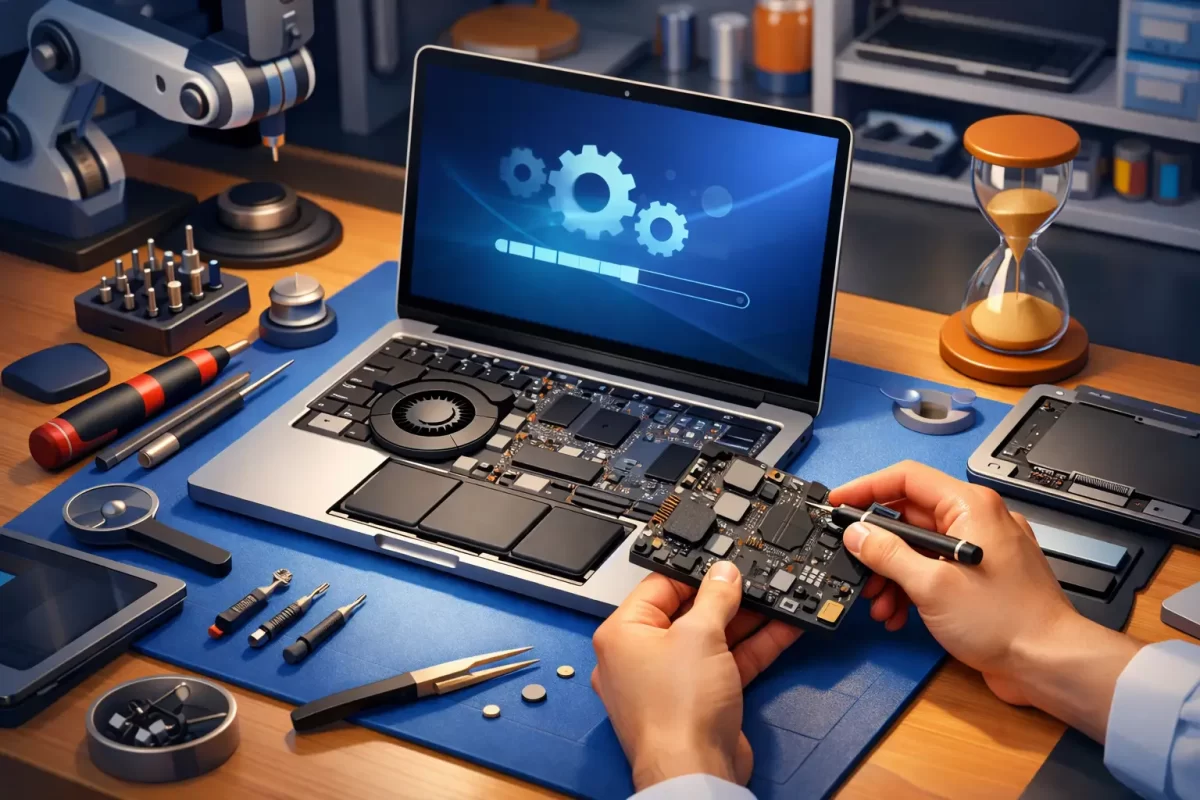 Délais réparation MacBook Pro en atelier