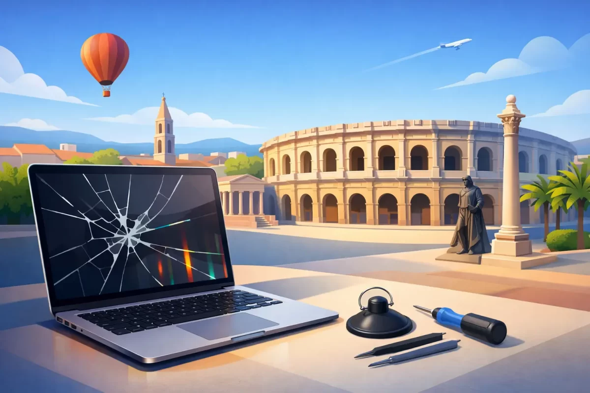 Écran MacBook Air à Nîmes - que faire ?