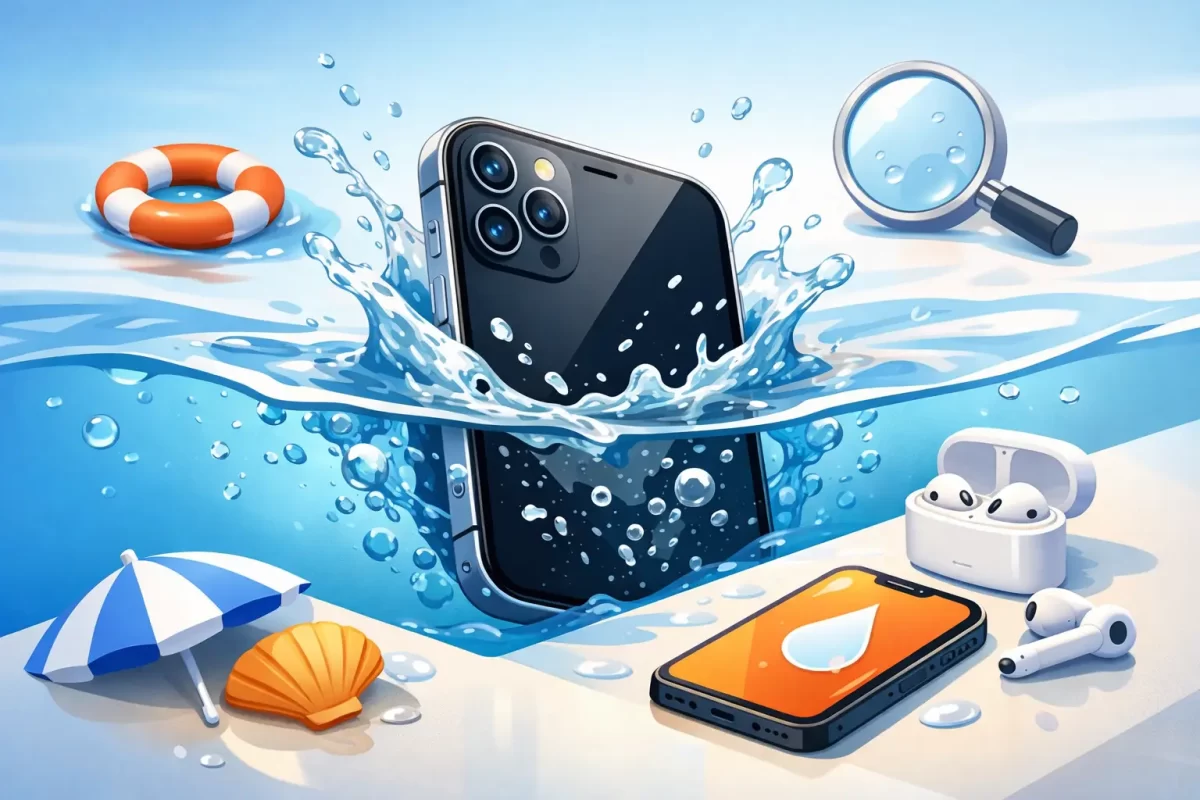 Meilleurs réflexes après iPhone tombé dans l’eau