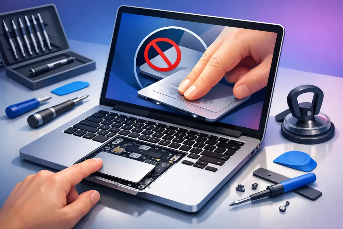 Réparer MacBook: trackpad ne clique plus