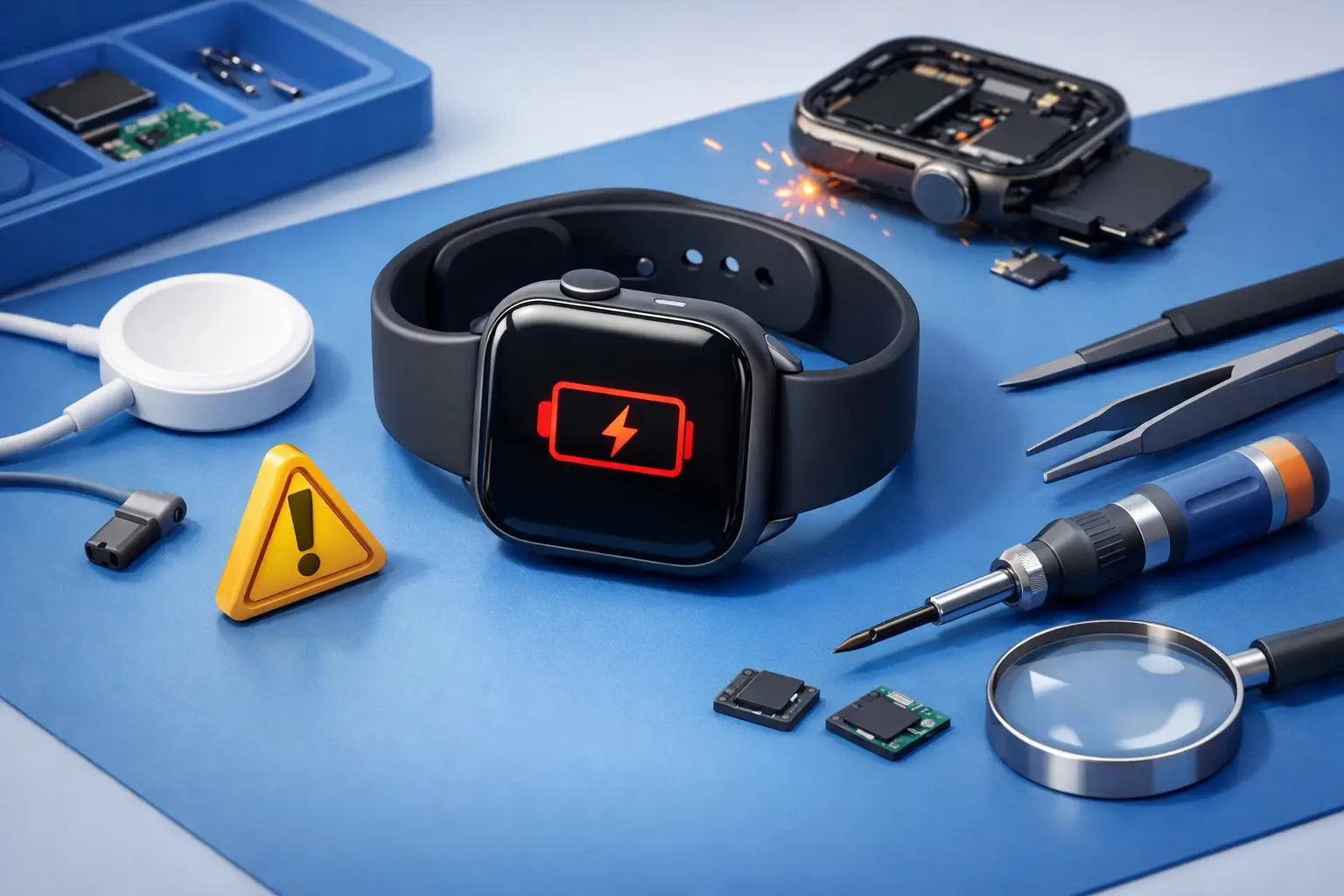 Apple Watch ne charge plus: réparation