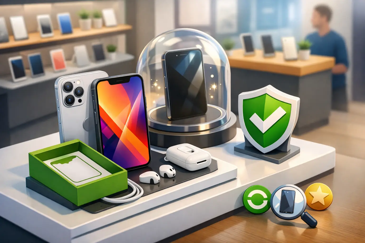 Avis iPhone reconditionné garanti en boutique