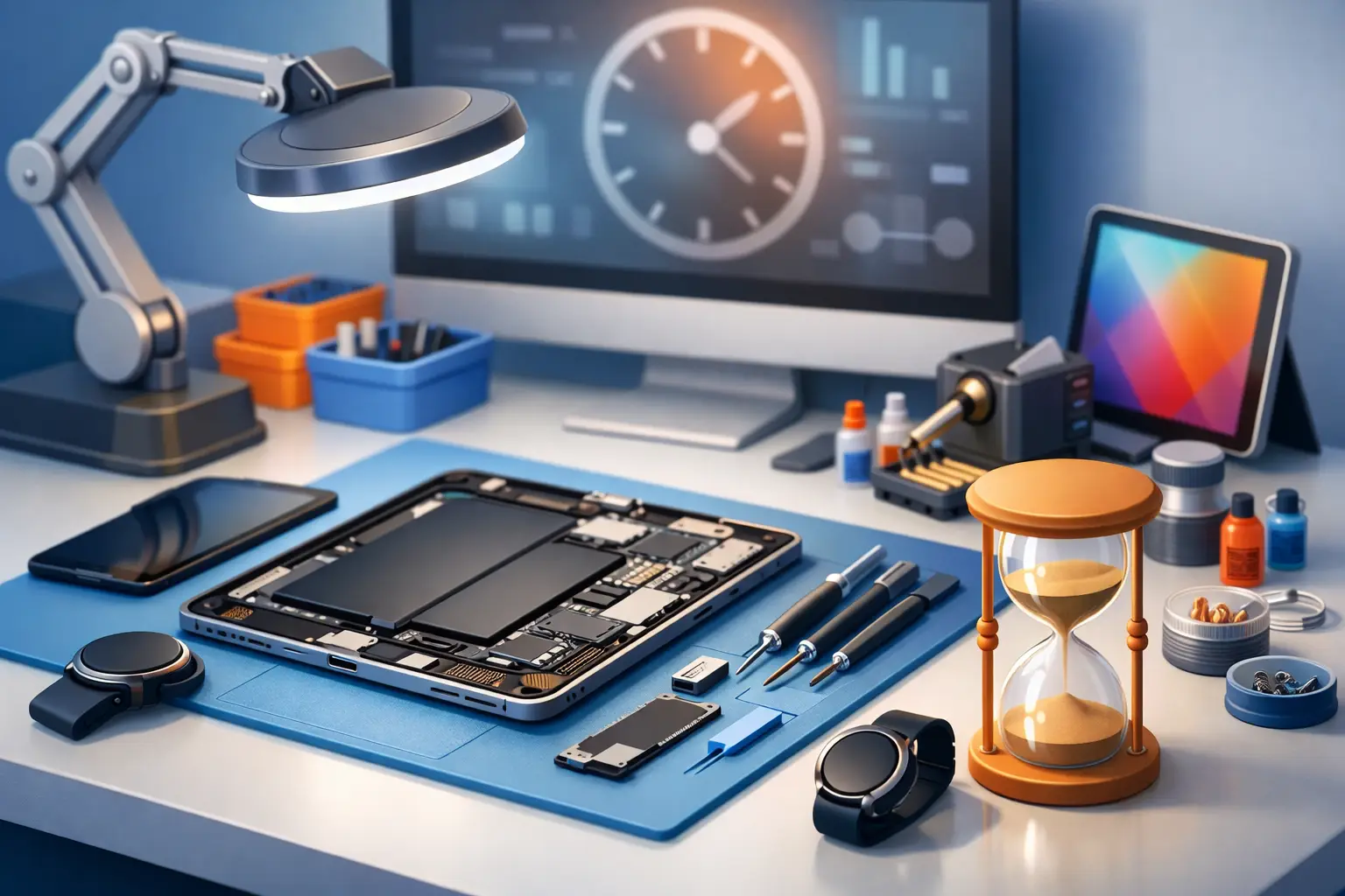 Combien de temps pour réparer un iPad en atelier ?