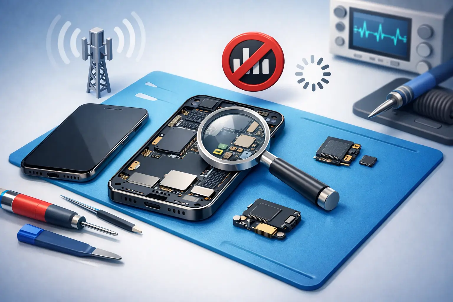 iPhone ne capte plus le réseau : réparation