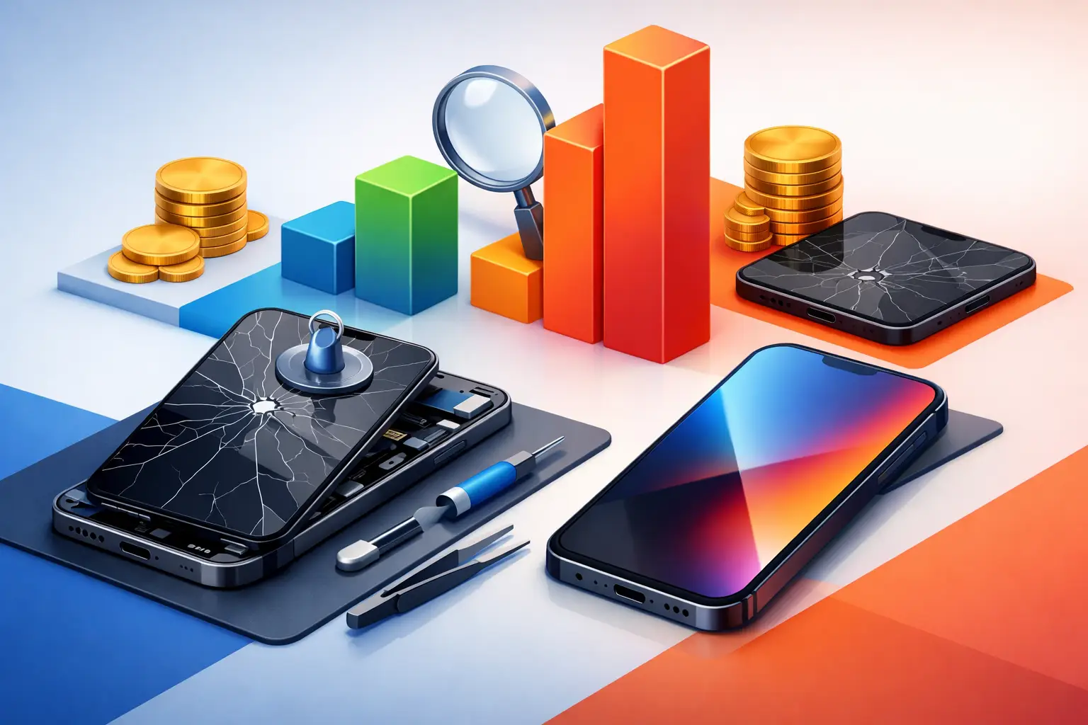 Prix de réparation d’écran iPhone OLED : les écarts