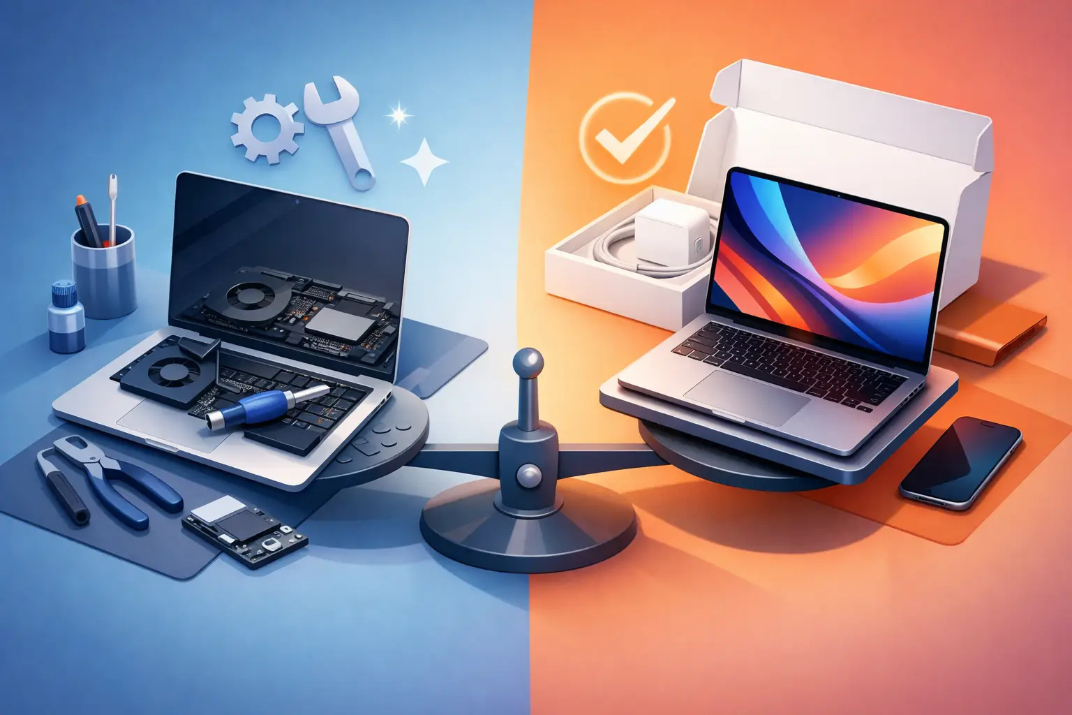 Réparer ou remplacer MacBook : le bon calcul